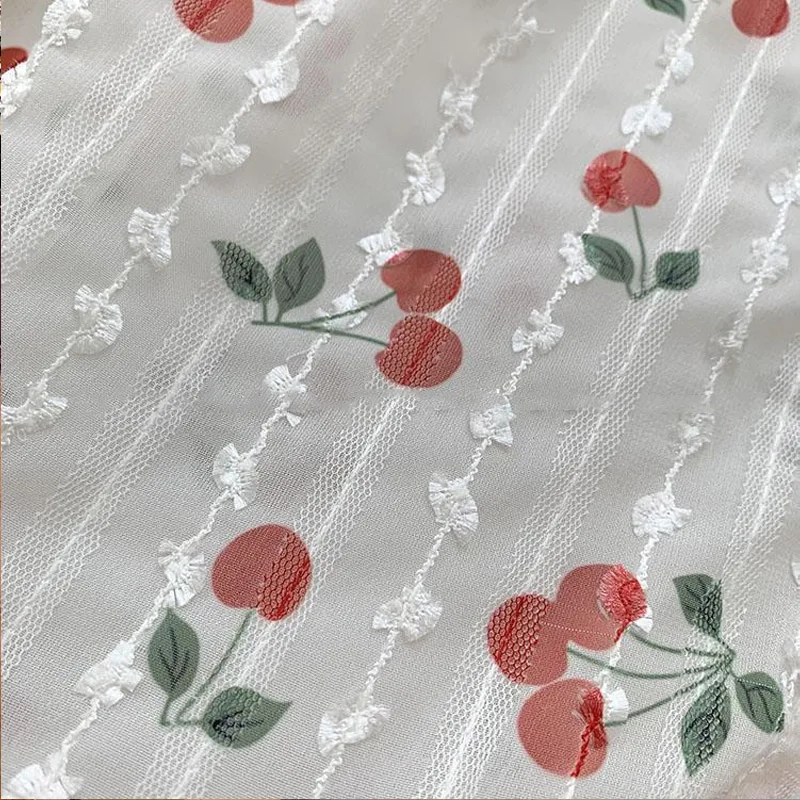 Spring Summer Thin Style Blouse POLO Collar Printing Long Sleeve Tops Women Sweet Single Breasted Fashion Casual Female Shirt - Image 6