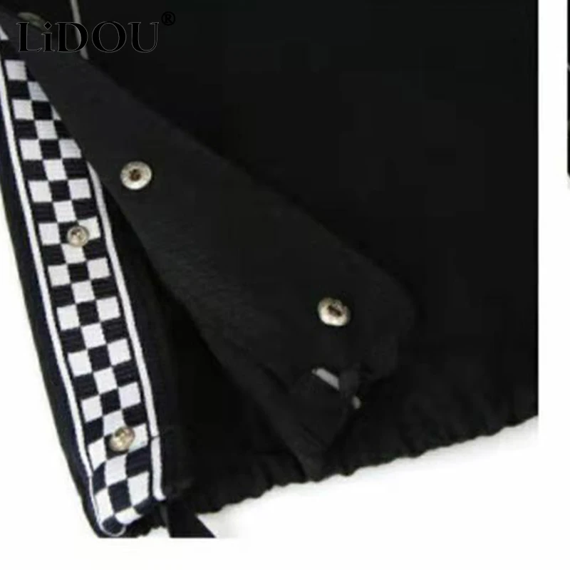 Spring Autumn Y2K Split Fork Casual Korean Pants Loose Straight Leg High Waist Wide Leg Pants Women Chic Hip Hop Female Clothes - Image 6