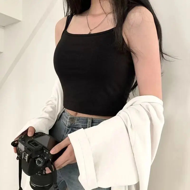 2023 Summer Pure Cotton Oversize Square Neck Long Sleeve Cardigan Tops Korean Style Midi Sunscreen Clothing Women Loose Coat - Image 5
